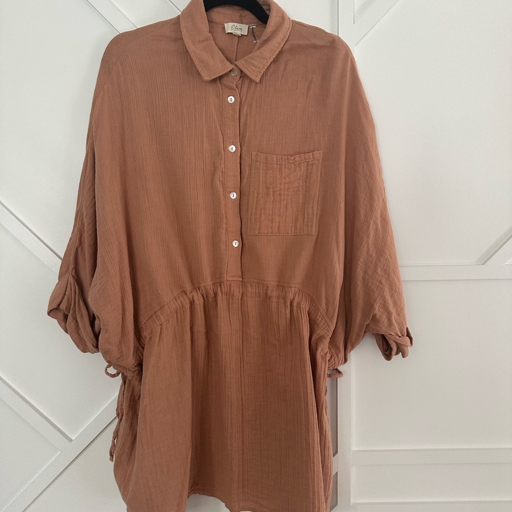 Casual Button-Up tunic
